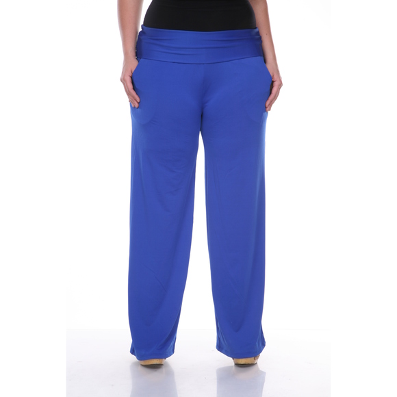 Plus Size Solid Palazzo Pants - Picture 1 of 3